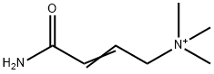 (3-氨基甲酰烯丙基)三甲基铵 结构式