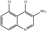 4,5-二氯喹啉-3-胺 结构式