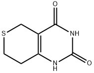 7,8-二氢-5H-硫代吡喃并[4,3-D]嘧啶-2,4-二醇 结构式
