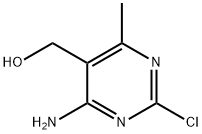 (4-氨基-2-氯-6-甲基嘧啶-5-基)甲醇 结构式