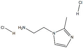 2-(2-甲基-1H-咪唑-1-基)乙胺盐酸盐 结构式