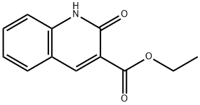 2-羰基-1,2-二氢3-喹啉甲酸乙酯 结构式