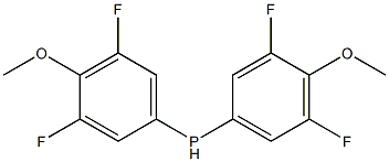 Bis(3,5-difluoro-4-Methoxyphenyl)phosphine 结构式