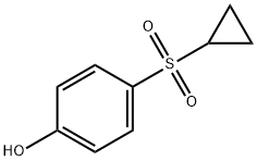 4-(环丙基磺酰基)苯酚 结构式