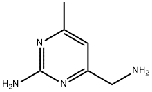 4-(氨基甲基)-6-甲基嘧啶-2-胺 结构式