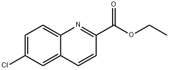 6-氯喹啉-2-甲酸乙酯 结构式