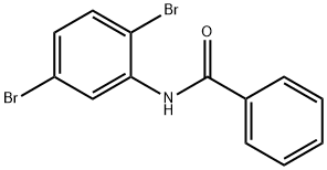 N-(2,5-二溴苯基)苯甲酰胺 结构式