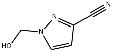 1-(羟甲基)-3-腈基吡唑 结构式