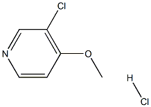 3-氯-4-甲氧基吡啶盐酸盐 结构式