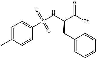 (R)-2-(4-甲基苯基磺酰胺)-3-苯丙酸 结构式