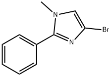 4-溴-1-甲基-2-苯基-1H-咪唑 结构式