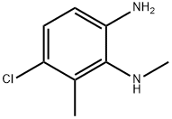 5-氯-N1,6-二甲基苯-1,2-二胺 结构式