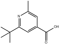 2-(叔丁基)-6-甲基异烟酸 结构式