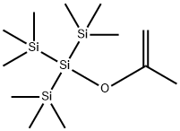 异丙烯氧基三(三甲基硅烷基)硅烷 结构式