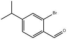 2-溴-4-异丙基苯甲醛 结构式