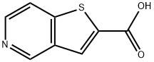 噻吩并[3,2-C]吡啶-2-羧酸 结构式