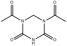 1,5-二乙酰-2,4-二羰基六氢-1,3,5-三嗪 结构式