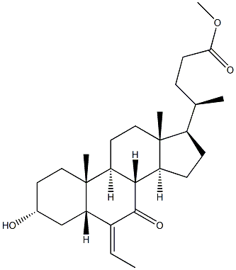奥贝胆酸中间体 OB-4 结构式