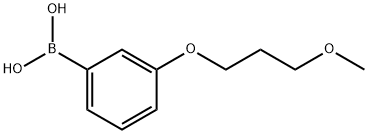 (3-(3-甲氧基丙氧基)苯基)硼酸 结构式