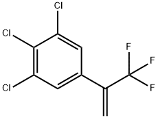 1,2,3-三氯-5-(1-三氟甲基-乙烯基)苯 结构式