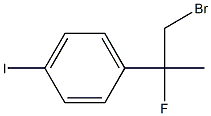 1-(1-bromo-2-fluoropropan-2-yl)-4-iodobenzene 结构式