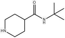 N-(叔丁基)哌啶-4-甲酰胺 结构式