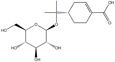 OLEUROPEIC ACID 8-O-GLUCOSIDE 结构式