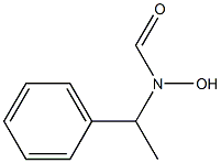 N-羟基-N-(1-苯基-乙基)-甲酰胺 结构式