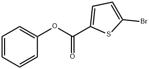 5-溴噻吩-2-甲酸苯酯 结构式