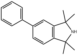 1,1,3,3-四甲基-5-苯基异吲哚啉 结构式