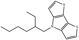 4-(2-乙基己基)-4H-二噻吩并[3,2-b:2,3-d]吡咯 结构式