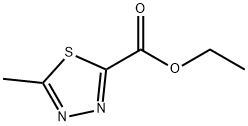5-甲基-1,3,4-噻二唑-2-甲酸乙酯 结构式