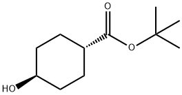 反式-4-羟基环己烷羧酸叔丁酯 结构式