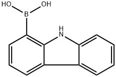 9H-咔唑-1-基硼酸 结构式