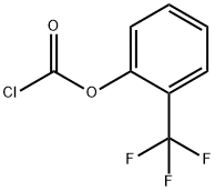 2-(三氟甲基)苯基氯甲酸酯 结构式