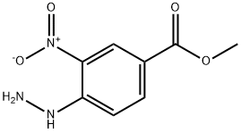 4-肼基-3-硝基苯甲酸甲酯 结构式