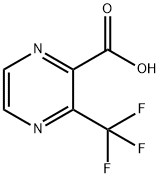 3-(三氟甲基)-2-吡嗪甲酸 结构式