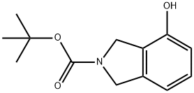 叔-丁基 4-羟基-2,3-二氢-1H-异吲哚-2-甲酸基酯 结构式