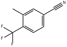 3-甲基-4-三氟甲基苯腈 结构式