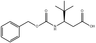 CBZ-(R)-3-T-BUTYL-BETA-ALANINE 结构式