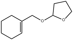 2-(环己-1-烯-1-基甲氧基)四氢呋喃 结构式