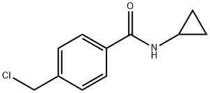 4-(ChloroMethyl)-N-cyclopropylbenzaMide 结构式