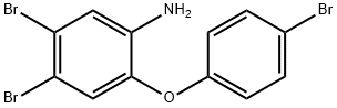 4,5-二溴-2-(4-溴苯氧基)苯胺 结构式
