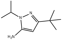 3-(叔丁基)-1-异丙基-1H-吡唑-5-胺 结构式