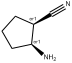 cis-2-AMinocyclopentanecarbonitrile 结构式
