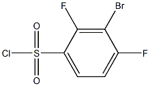 3-溴-2,4-二氟苯-1-磺酰氯 结构式