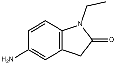 5-AMINO-1-ETHYL-2,3-DIHYDRO-1H-INDOL-2-ONE 结构式