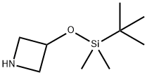 3-[(TERT-BUTYLDIMETHYLSILYL)OXY]AZETIDINE 结构式