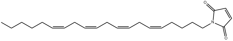 N-花生四烯基马来酰亚胺 结构式