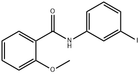 N-(3-碘苯基)-2-甲氧基苯甲酰胺 结构式